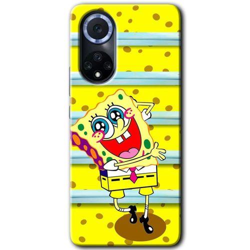 Huawei Nova 9 Kılıf HD Desen Baskılı Arka Kapak - Aşık Sünger Bob + Kırılmaz Cam