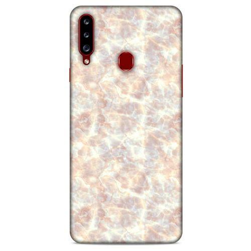Mermer Desenli (43) Tema Thin Fit Kılıf Fildişi Samsung Galaxy A20s Kılıf