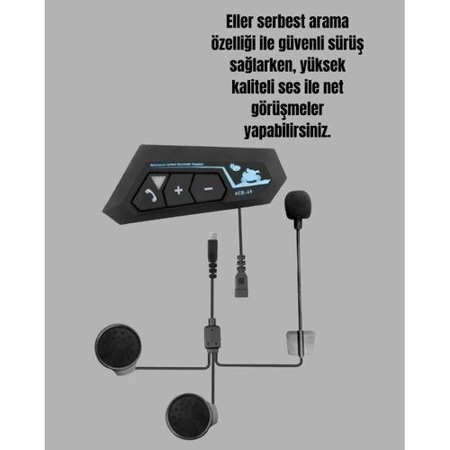 Su Geçirmez Bt22 Bluetooth Kask Kulaklığı Gps Ve Müzik Uyumlu