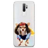 Oppo A9 2020 Kılıf Chihuahua Arka Kapak Koruma Desenli Full Koruyucu