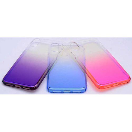 Apple iPhone X Kılıf Zore Renkli Transparan Kapak