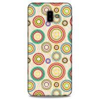 Samsung Galaxy J6 Plus Kılıf Pastel Renkler (41) Tank Kılıf Bej Yeşil