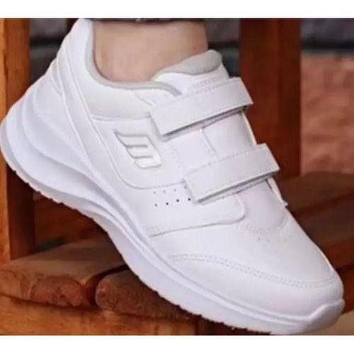 MP 252-1307 Beyaz Unisex Cırtlı Spor Ayakkabı