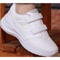 MP 252-1307 Beyaz Unisex Cırtlı Spor Ayakkabı