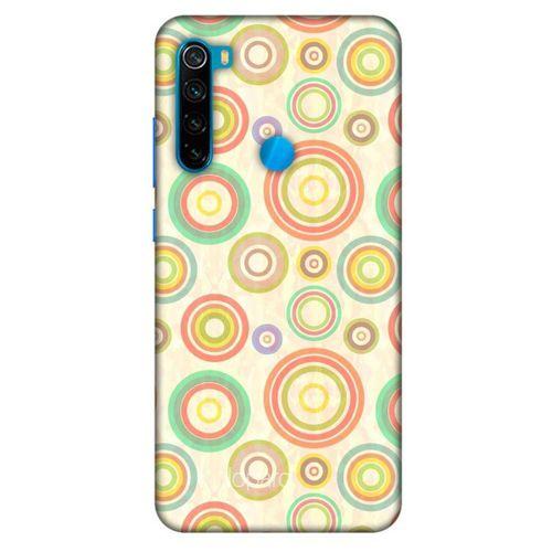 Xiaomi Redmi Note 8 Kılıf Pastel Renkler (29) Arka Koruma Kılıfı Kırmızı Yeşil