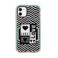 iPhone 11 Black Love Candy Bumper Silikonlu Telefon Kılıfı