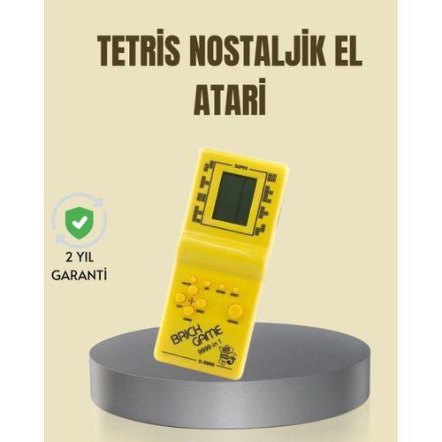 Taşınabilir Tetris Oyunu El Konsolu – Dayanıklı Plastik, Pil İle Çalışan Retro Oyun Aleti
