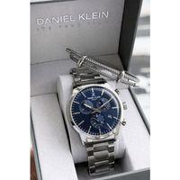 Daniel Klein İtalyan Tasarım Bilekli Hediyeli 2 Yıl Garantili Çelik Kordon Erkek Kol Saati Y14238.6