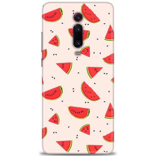 Xiaomi Mi 9T Kılıf HD Baskılı Kılıf - Karpuz Dilimleri + Tam Ekran Koruyucu