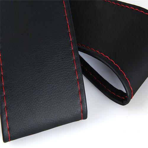 Sarmal Direksiyon Kılıf Siyah-Kırmızı Dikişli 38 Cm / Dıkı210-Sk