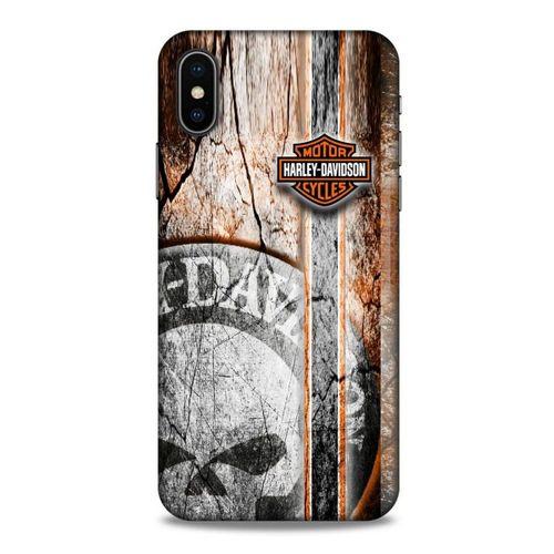 Apple iPhone XS Uyumlu Kılıf Motorsiklet (12) Koruyucu Silikon Harley Davidson