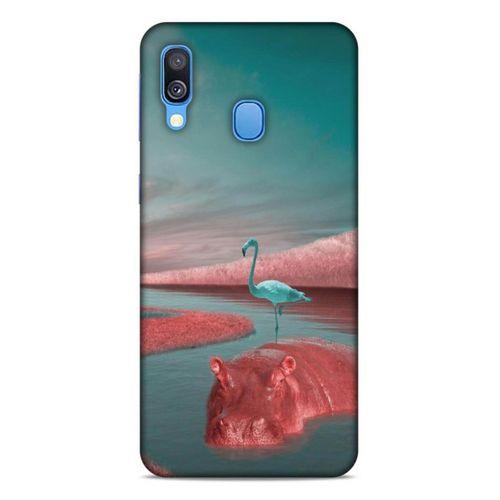 Lopard Samsung Galaxy A40 Uyumlu Kılıf Manipülasyon ☻ (21) Koruyucu Kapak Baskılı