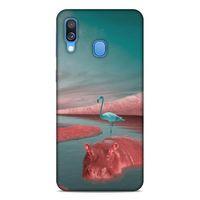 Lopard Samsung Galaxy A40 Uyumlu Kılıf Manipülasyon ☻ (21) Koruyucu Kapak Baskılı