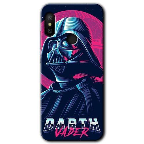 Potkal Hediye Fabrikası Xiaomi Mi A2 Lite Kılıf HD Desen Baskılı Arka Kapak - Darth Vader