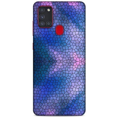 Samsung Galaxy A21s Kılıf Baskılı Özel Seri Taşlı (20) Koruyucu Kılıf