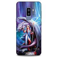 Samsung Galaxy S9 Plus Kılıf Dragons (31) TPU Kılıf Ejderha ve Sahibe