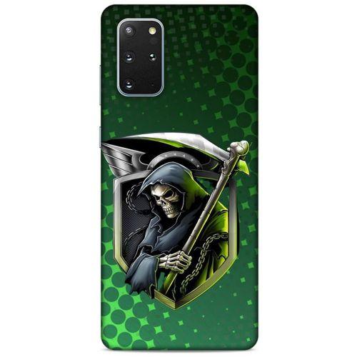 Samsung Galaxy S20 Plus Uyumlu Kılıf Motorsiklet (29) Arka Koruma Kılıfı Kurukafa