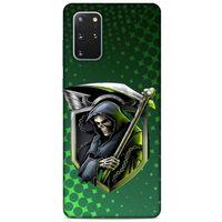 Samsung Galaxy S20 Plus Uyumlu Kılıf Motorsiklet (29) Arka Koruma Kılıfı Kurukafa