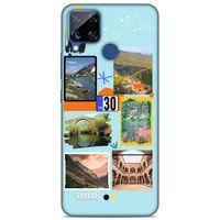 Lopard Oppo Realme C15 Uyumlu Kılıf Şehirli ※ (30) Hakkari Silicone Case