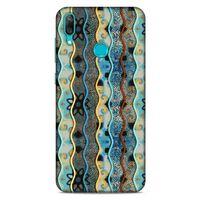 Huawei Y7 2019 Kılıf Baskılı Özel Seri Taşlı (30) Silicone Case