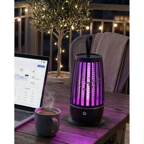 Elektrikli Böcek Öldürücü Uv Mor Işık Sessiz Çalışma Gece Lambalı Güvenli Kullanım