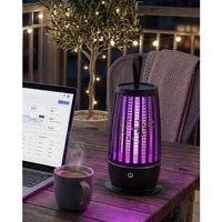 Elektrikli Böcek Öldürücü Uv Mor Işık Sessiz Çalışma Gece Lambalı Güvenli Kullanım