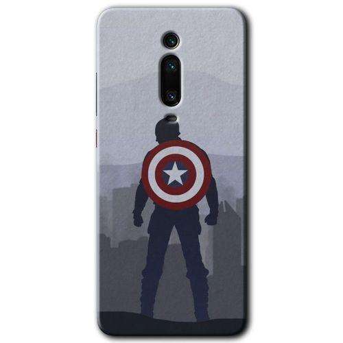 Xiaomi Mi 9T Kılıf HD Desen Baskılı Arka Kapak - Captain Avenger