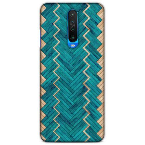 Lopard Xiaomi Poco X2 Uyumlu Kılıf Wood'X (36) Glitter Kılıf Desenli