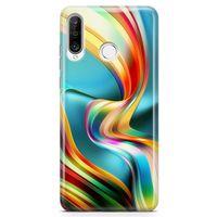 Huawei P30 Lite Kılıf Kuşaklar Arka Kapak Koruma Desenli Full Koruyucu