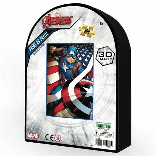 Captain America 300 Parça Puzzle 35584 - Metal Kutu