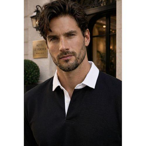 Arthur Regular Fit Nova Pike Kumaş Polo Yaka T-Shirt - Siyah