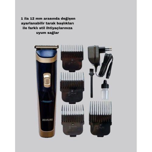 Çelik Bıçaklı Unisex Şarjlı Tıraş Makinesi – Sessiz Motor, Kablosuz Ve Ayarlanabilir