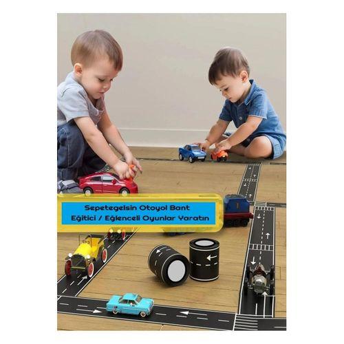 Sepetegelsin Otoyol Bant Eğitici Ve Eğlenceli Yol Yapım Şerit Oyun Bandı Eğitici Oyuncak