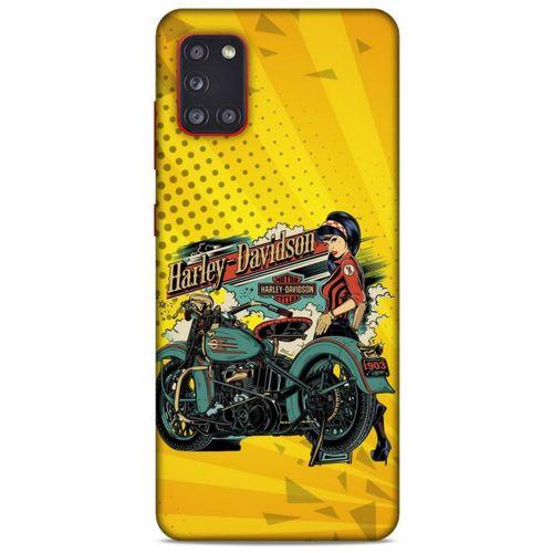 Samsung Galaxy A31 Uyumlu Kılıf Motorsiklet (44) Tough Armor Kılıf Harley
