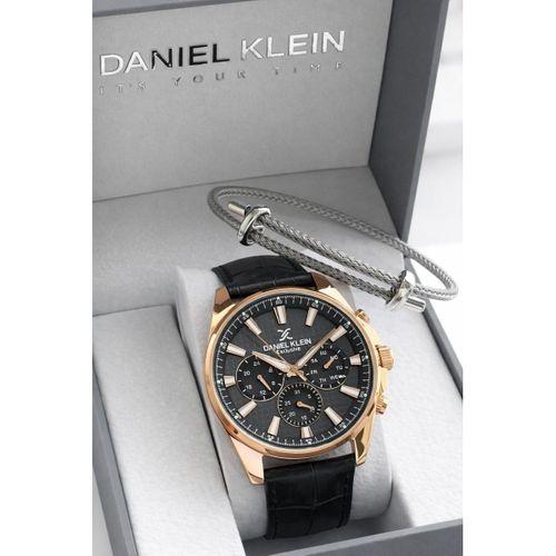 Daniel Klein Deri Kordon İç Kadran Fonksiyonları Aktif 3 Atm Suya Dayanıklı Erkek Kol Saati E14239-5