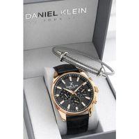 Daniel Klein Deri Kordon İç Kadran Fonksiyonları Aktif 3 Atm Suya Dayanıklı Erkek Kol Saati E14239-5