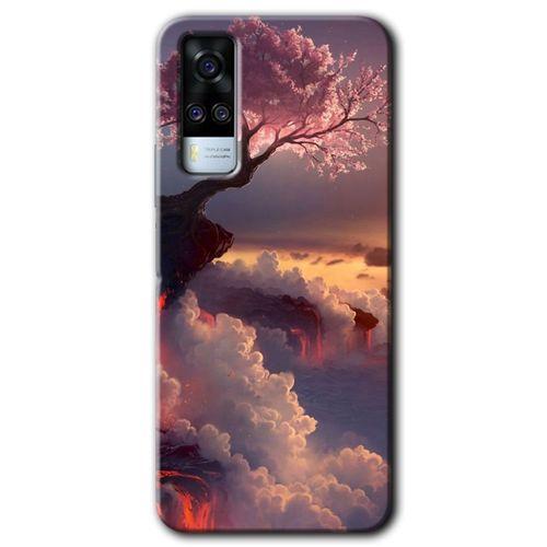 Vivo Y51a Kılıf HD Desen Baskılı Arka Kapak - Uçurumdaki Hayat