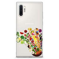 Samsung Galaxy Note 10 Plus Kılıf Vitamin Tablosu Arka Kapak Koruma Desenli Full Koruyucu
