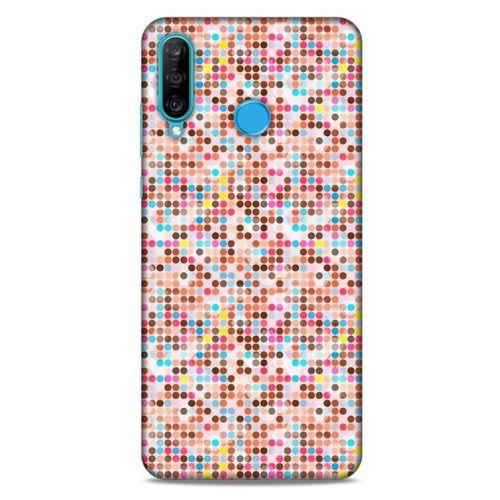 Geometrix 83 Huawei P30 Lite Kılıf Silikon Kapak