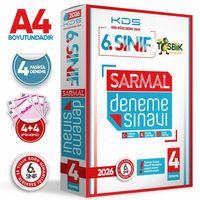 2026 6 Sınıf Yeni Sistem KDS SARMAL Deneme Paketi 4lü Türkiye Geneli D Çözümlü Hızlı Tosbik Yayın