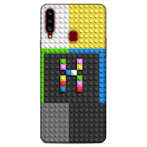 Lopard Samsung Galaxy A20s Uyumlu Kılıf BloX (40) Fit Silikon Kılıf X Harfi