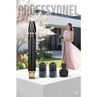 Tazyik Arttıran Bahçe Yıkama Sulama Hortum Başlığı Seti 3 Musluk Adaptörlü Güçlü Jet