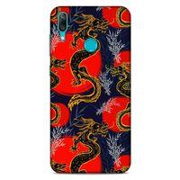 Huawei Y7 Prime 2019 Kılıf Dragons (30) Silicone Case Ejderha Cizimi