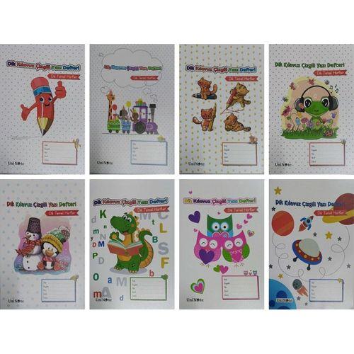 Güzel Yazı Defteri Dik Kılavuz Çizgili Temel Harfler 40 Yp A4 PP