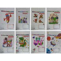 Güzel Yazı Defteri Dik Kılavuz Çizgili Temel Harfler 40 Yp A4 PP