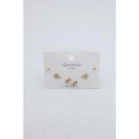 Çoklu Set Küpe - Altın