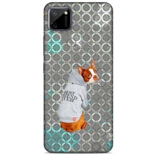 Oppo Realme C11 Kılıf Köpek Kıyafetleri (44) Tough Armor Kılıf Boston Terrier Eşofman