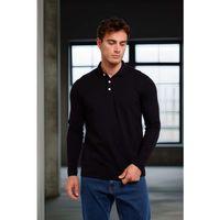 Ridley Regular Fit Doubleface Interlok Polo Yaka Erkek Sweatshirt - Siyah