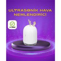 Renkli Led Işıklı Ve Sürekli Spreyli Masa Nemlendirici