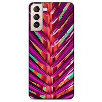 Lopard Samsung Galaxy S21 Plus Uyumlu Kılıf Bahar (41) Tank Kılıf Mor